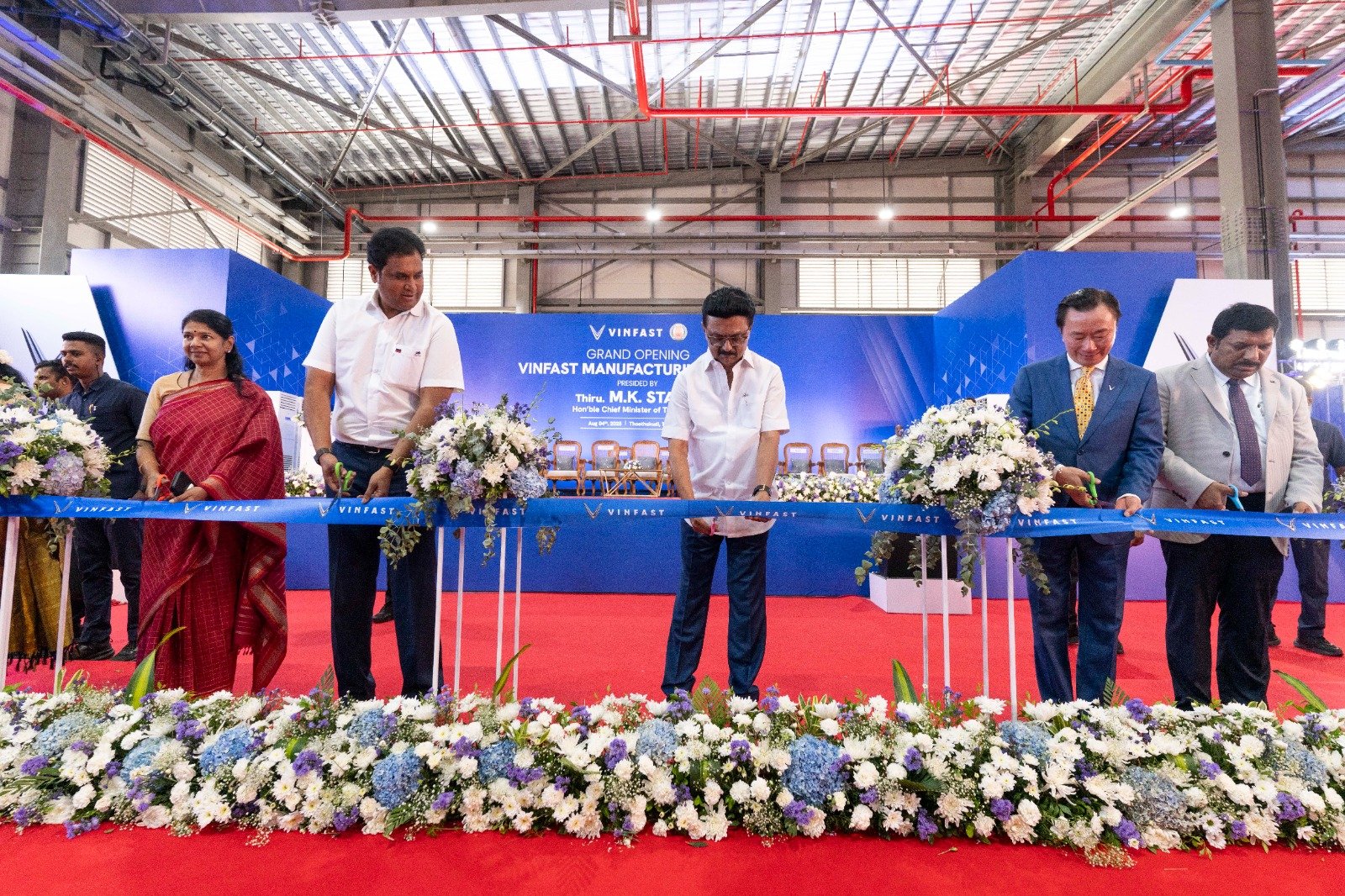 VINFAST INAUGURATES ELECTRIC VEHICLE ASSEMBLY PLANT IN TAMIL NADU, INDIA