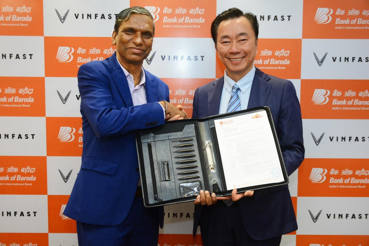 VinFast India Partners With Bank Of Baroda To Deliver Dealer Invoice Financing Solutions