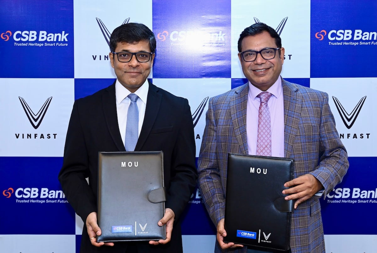 VinFast India Partners With CSB Bank To Deliver Comprehensive EV Financing Solutions